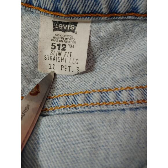Vintage Levi 512 Slim Fit Straight Leg Size 10P - Picture 6 of 7